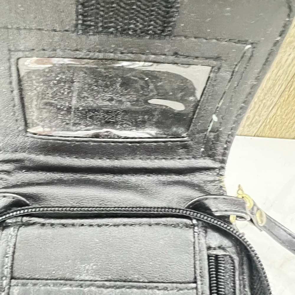 Crossbody Phone Wallet with Card Slots in Black 7.5x4.5" Travel Bag - Picture 7 of 7